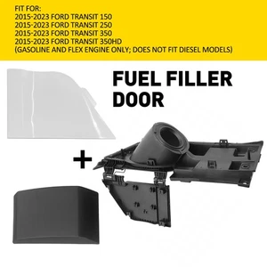 For Ford Transit 150 15-23 Fuel Filler Door Housing + Upper Lower Gas Cover - Imagen 1 de 9