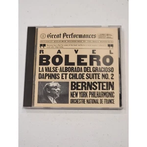 CBS Records Ravel Bolero Bernstein Classical Music CD Great Performances - Imagen 1 de 2