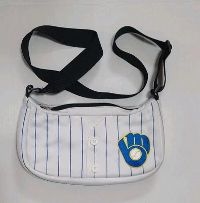 Milwaukee Brewers Béisbol Oficial MLB Cierre de Cremallera Mujer Cartera Bolso Deportes Nuevo Foto 1 de 4