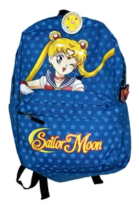 NEW Vintage Sailor Moon Pretty Guardian Anime Backpack Bow Charm Japan Kawaii - Picture 1 of 10