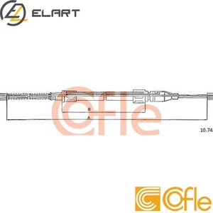 CABLE PARKING BRAKE 10.745 FOR VW DERBY POLO/CLASSIC/Van/Hatchback/II 3F 1.3L - Picture 1 of 7
