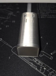 Transformers G1 Octane 3D Printed Replacement Tank Cover Silver Silk - Bild 1 von 7