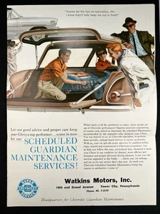 1959 Watkins Motors Chevrolet - Tower City PA - Soap Box Derby - Vtg Ad Brochure - Picture 1 of 4