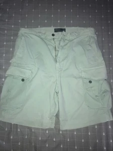 Vtg Polo Ralph Lauren Chino Cargo Shorts Size 34 Rare - Picture 1 of 9