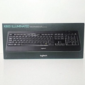 Logitech K800 beleuchtete kabellose Tastatur mit Dongle Ladekabel Anleitung - Bild 1 von 15