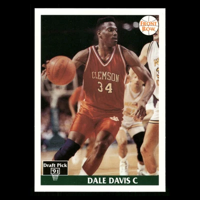 Dale Davis #31 1991-92 Front Row Clemson Tigers Basketball Card NBA - Image 1 of 3