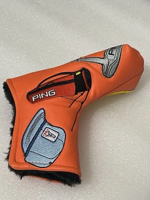 Cubierta de cabeza de putter hoja magnética naranja calcomanía ping Foto 1 de 4
