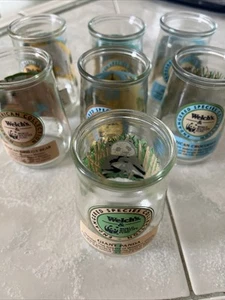 Welch's World Wildlife Fund Endangered Species Jelly Jar Glasses Lot Of 7 - Picture 1 of 4