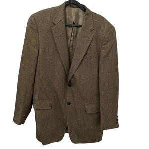 JOSEPH ABBOUD Herren Blazer Sport Mantel Jacke Größe 42 L Wolle Seide USA Hahnentritt - Bild 1 von 14