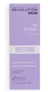 Revolution Skin 1% Retinol Restore Serum, Ultimate Skin Renewal 1.01 Fl Oz New - Picture 1 of 2