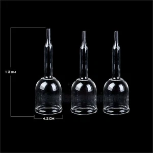 Accesorio de taza de vidrio para ventosas de vacío para máquina de belleza de mejora de senos al vacío - Imagen 1 de 16