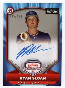RYAN SLOAN - ALL-AMERICAN GAME - AUTO - BLAU - /199 - Bild 1 von 2