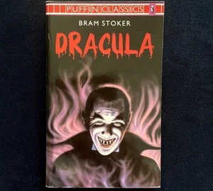 Bram Stoker - Dracula - Puffin Paperback - 1987 Vintage Horror Books Steve Crisp - Picture 1 of 3