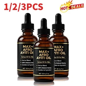 1-3XMax+ Afro Ayiti Öl 2%C Afrika natürliche pflanzliche Formel für Männer - schnell & effektiv - Bild 1 von 12