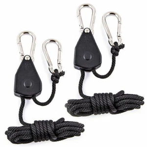 2x Flaschenzug Umlenkrolle Seilrolle Seilzug Hebezug mit Haken Seil bis 68KG - Bild 1 von 5