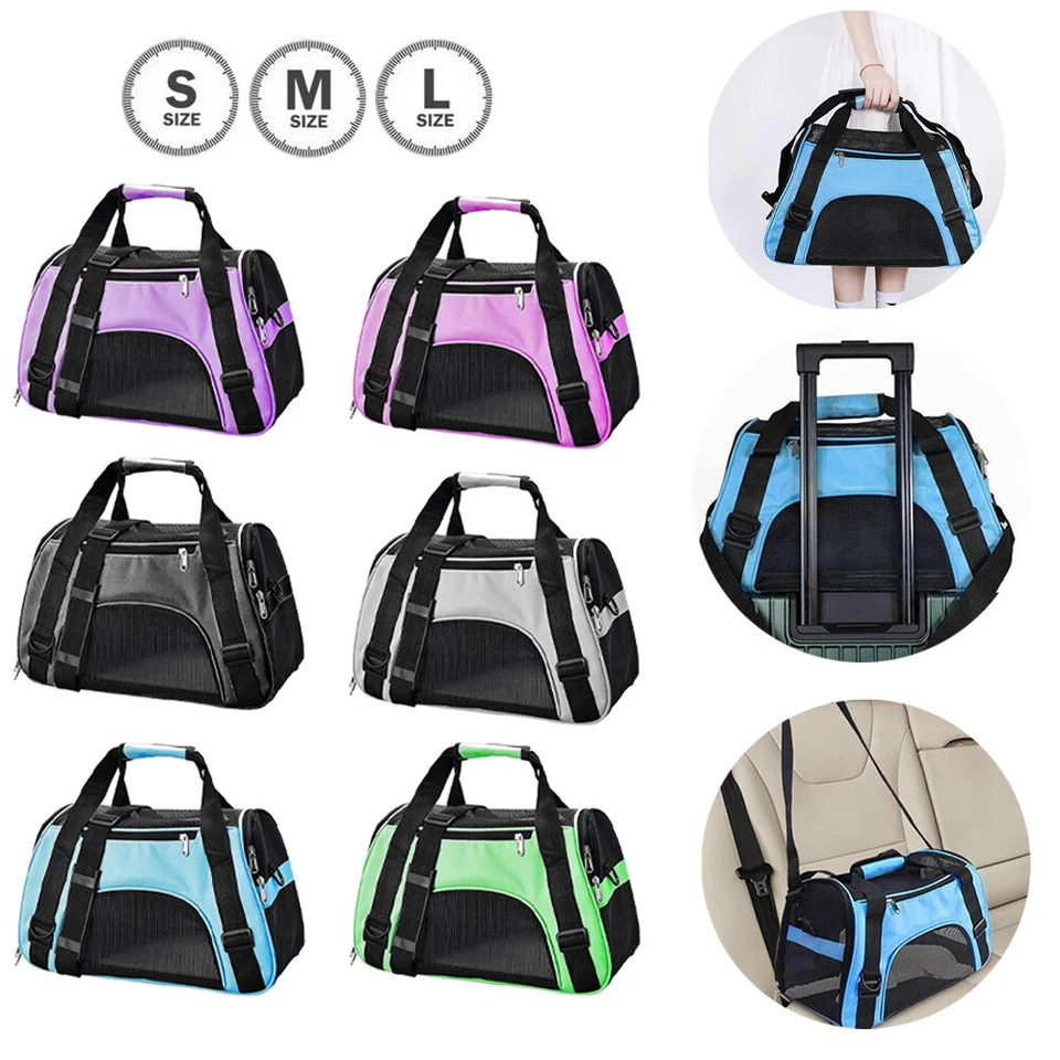 Faltbar Hundetransportbox Hundebox Hundetasche  Katzenbox  Autotransportbox - Bild 1 von 4