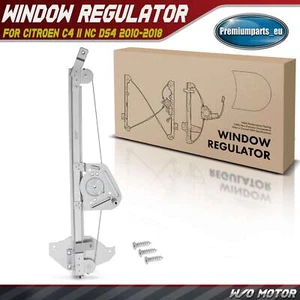 Window Regulator w/o motor Front Left for Citroen C4 II NC DS4 10-18 9802531980 - Picture 1 of 9