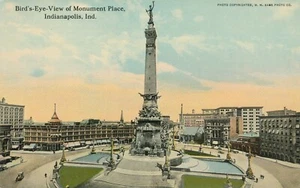 INDIANAPOLIS IN ? Denkmalplatz Vogelperspektive - Bild 1 von 2