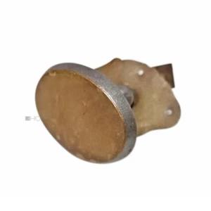 Türknauf antik Türgriff alt Messing Tür oval 59mm - Bild 1 von 1