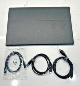Arzopa S1 Table Black 1080p 15.6 Inch FHD Portable Monitor w/ Manual and cables - Picture 1 of 3