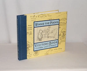 New Disney Classic Winnie The Pooh Visitors Book Sketched Artwork by E H Shepard - Picture 1 of 7
