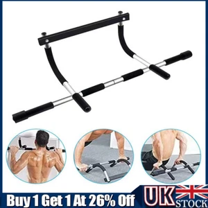 A Single Pole On the Door Home/Office/Gym Pull-ups Steel Pipe Load-bearing 110KG - Picture 1 of 12