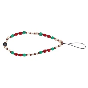 Crystal Beaded Mobile Phone Rope Charm Wristlet Strap for Cellphone - Photo 1/12