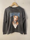 Aaliyah Pigment Dyed Vintage Style Sweatshirt Size Small Ripple