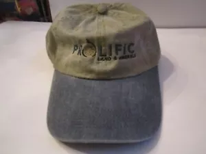 PROLIFIC LAND & MINERALIEN KAPPE MÜTZE - OIL & GAS COMPANY - GRÜN & BLAU DENIM - Bild 1 von 5