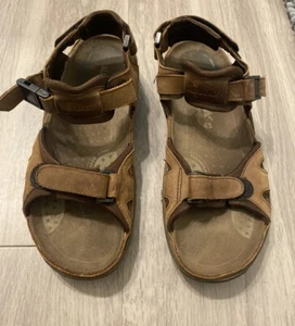 Allrounder By Mephisto Men’s Hiking Sandals Leather Brown Size EUR 43 /US 9 - Picture 1 of 7