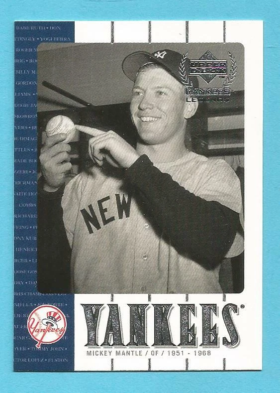 2000 UPPER DECK YANKEES LEGENDS Baseball Complete Your Set / You Pick The Cards - Image 1 of 1