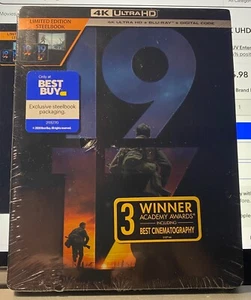 1917 4K UHD + Blu-ray + Digital LIMITED EDITION NUMBERED & EMBOSSED STEELBOOK - Bild 1 von 23