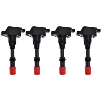 4pcs Ignition Coil 30520-PWA-003 30521REAZ01 Fit For HONDA CIVIC 2003-2005 - Image 1 of 4