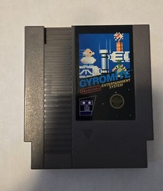 Gyromite Nintendo NES 5 Screw Video Game Cart Tested Authentic Great Condition 