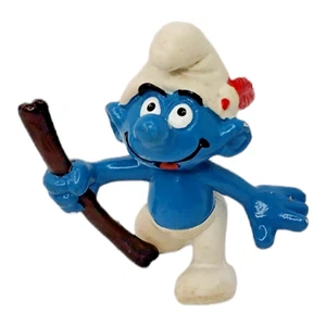 Figura Pitufo Rastreador Los Pitufos Schleich 1988 De Colección 2" Peyo W Berry Co - Imagen 1 de 8