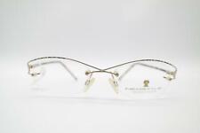 Vintage Neostyle 551 728 Gold Black Brown Semi Brand Glasses Eyeglass Frame NOS