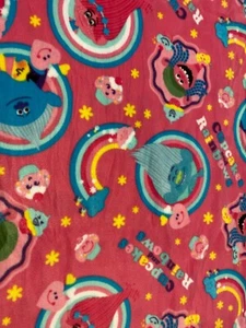 Trolls Pink 60" Wide Fleece Fabric By The Yard - Picture 1 of 1
