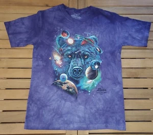 The Mountain Child Youth Medium Grizzly Cosmos Unisex T-Shirt NH Gift Shop - Picture 1 of 7