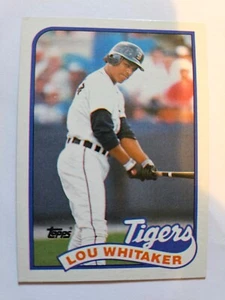 1989 TOPPS LOU WHITAKER #320 NM - Picture 1 of 1