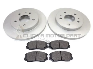 JUEGO DE 2 DISCOS Y PASTILLAS DE FRENO DELANTEROS DAIHATSU TERIOS 1.3 16V 1.5 1997-2009 NUEVO - Imagen 1 de 1