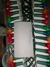 Luci Natale vintage 35 luci fiorellino Christmas Gioco Plast Luci Giocoplast