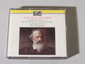 Classical CD Johannes Brahms Symphonies Nos. 1 - 4 1990 4 Discs - Picture 1 of 2
