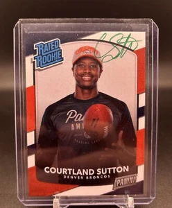 Panini Rated Rookie-Courtland Sutton Personal Edition Auto 1/1 2017 (RC)-(AU)🔥 - Picture 1 of 3