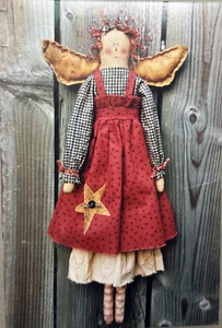 Bambola RUSTICA ANNIE 17" Angel Rag modello di Homebodies #135 NON TAGLIATA - Foto 1 di 3