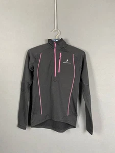 Peak Performance Damen Trainingsjacke Größe S Schwarz Langarm Reißverschluss Laufen - Bild 1 von 8