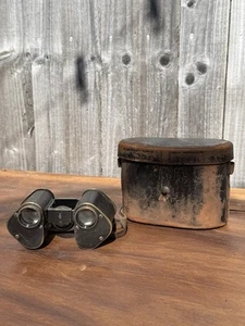 WW1 C.P Goerz Berlin Germany Military War Trieder Binocle 6x Binoculars & Case - Picture 1 of 5
