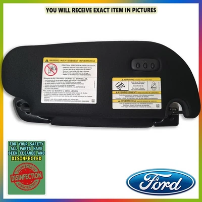 Ford Expedition Lincoln Navigator Sun Visor Driver Side Left BLACK 2007 - 2014 - Image 1 of 4