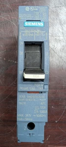 🤪 SIEMENS 100 AMP CIRCUIT BREAKER 277/347 VAC 1P 3VA4110-4ED14-0AA0 - Picture 1 of 5