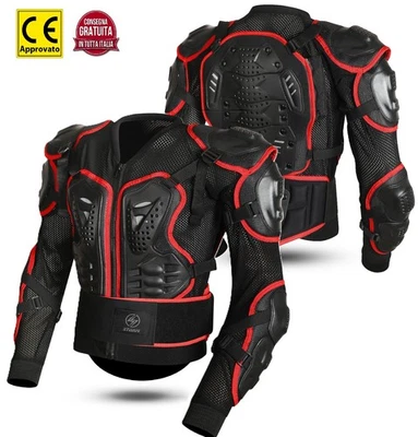 Corpetto pettorina moto cross fuoristrada protezione integrale giacca protettiva - Imagen 1 de 4