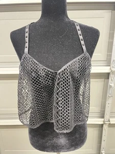 victoria secret sheer mesh camisole top Size L - Picture 1 of 5